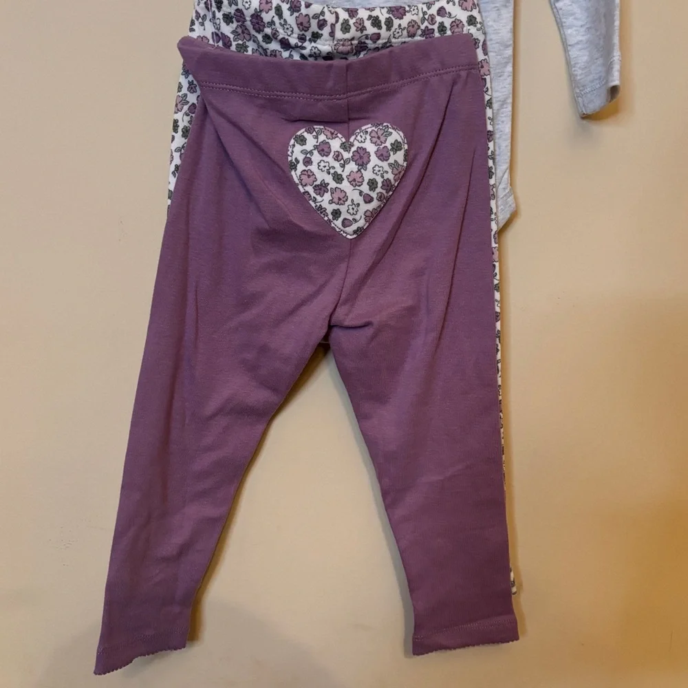NWT Carter's Baby 4-piece Layette Set in Purple (Ditsy) Size 18M /‎ 12M